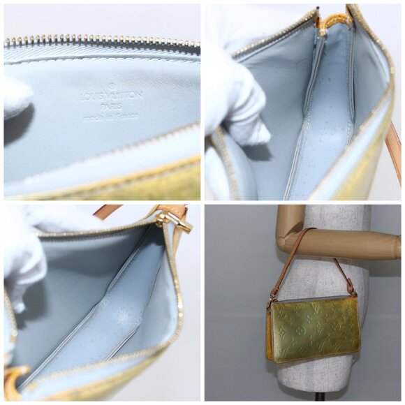 LOUIS VUITTON Monogram Vernis Lexington Accessory Pouch Gris - Picture 15 of 15